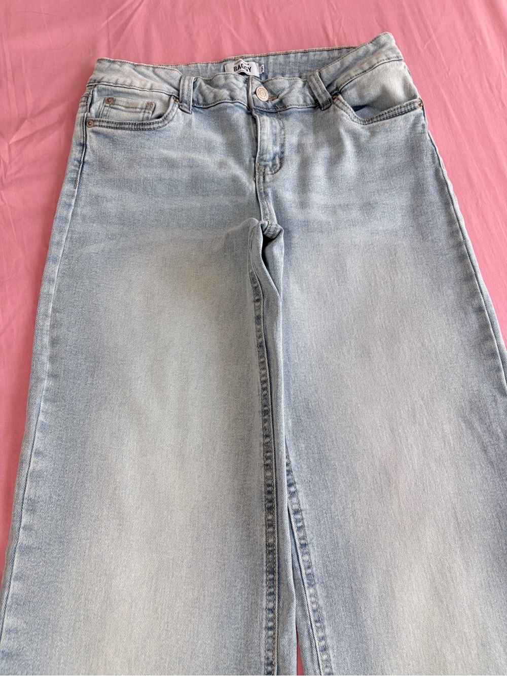 Refuge BaGGY Light Wash Wide Leg Jeans Y2K